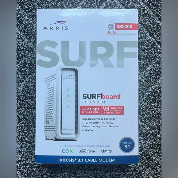 ARRIS SURFboard Cable Modem - White - Picture 1 of 7